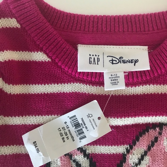 Baby Gap Minnie Mouse Sweater - Picture 4 of 5